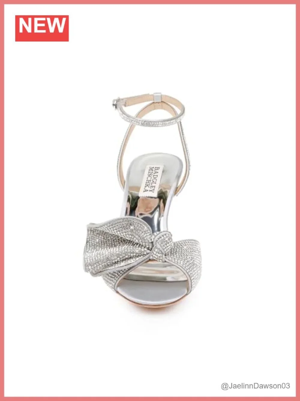 Kitten Heel Open Toe Ankle Strap Heeled Sandals Satin Glitter Rhinestone